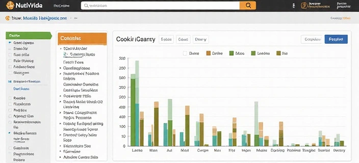 Gráfico de análisis de datos web